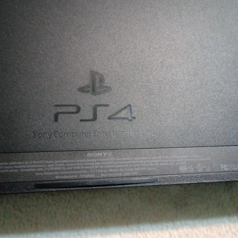 Sony PlayStation 4 PS4 Console Jet Black CUH-1215A 500GB Tested Console Only